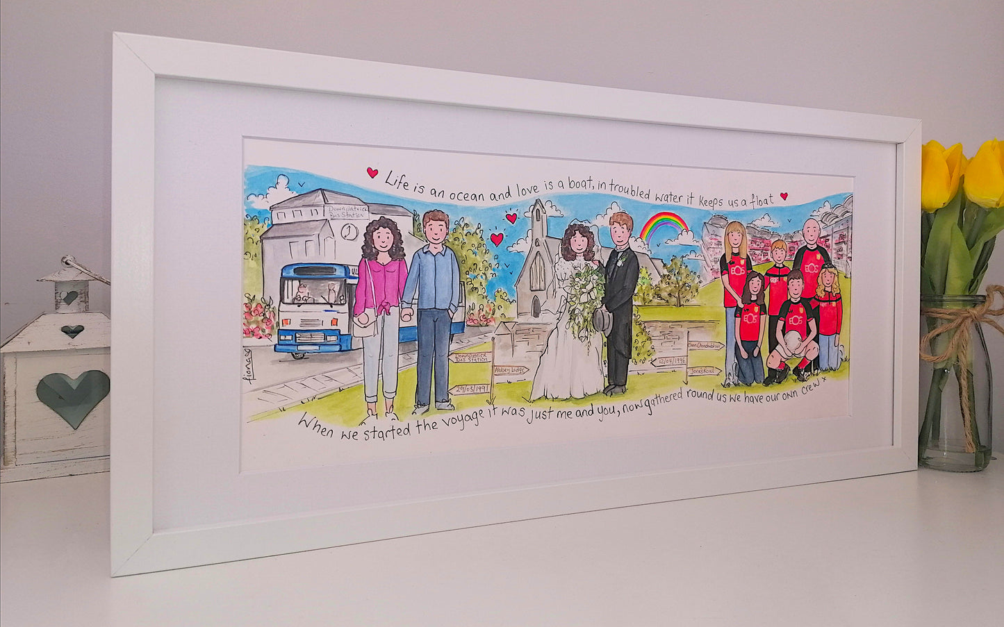 GAA Parents Anniversary Illustration - From the kids
