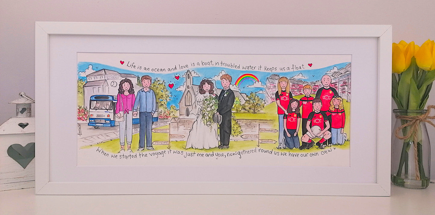GAA Parents Anniversary Illustration - From the kids