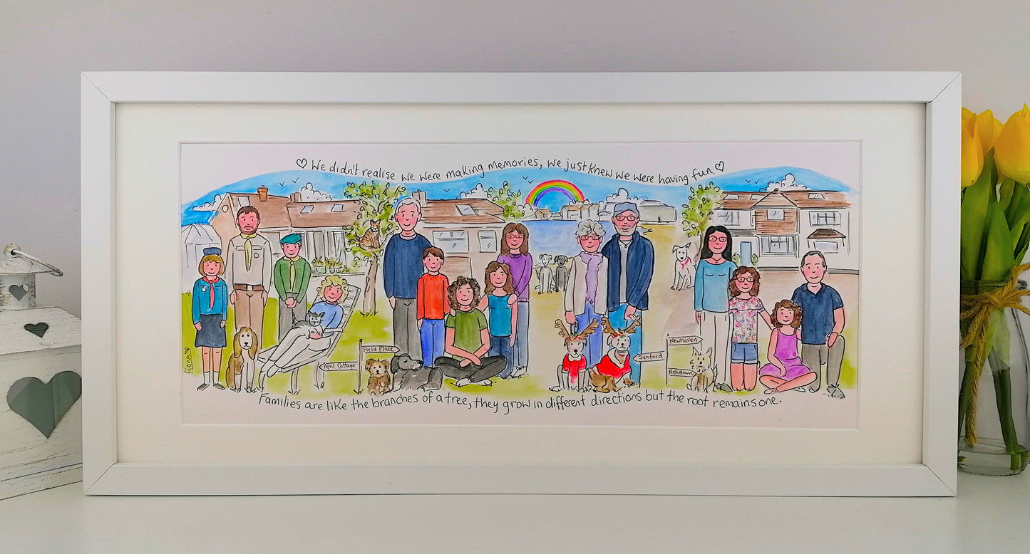 GAA Parents Anniversary Illustration - From the kids