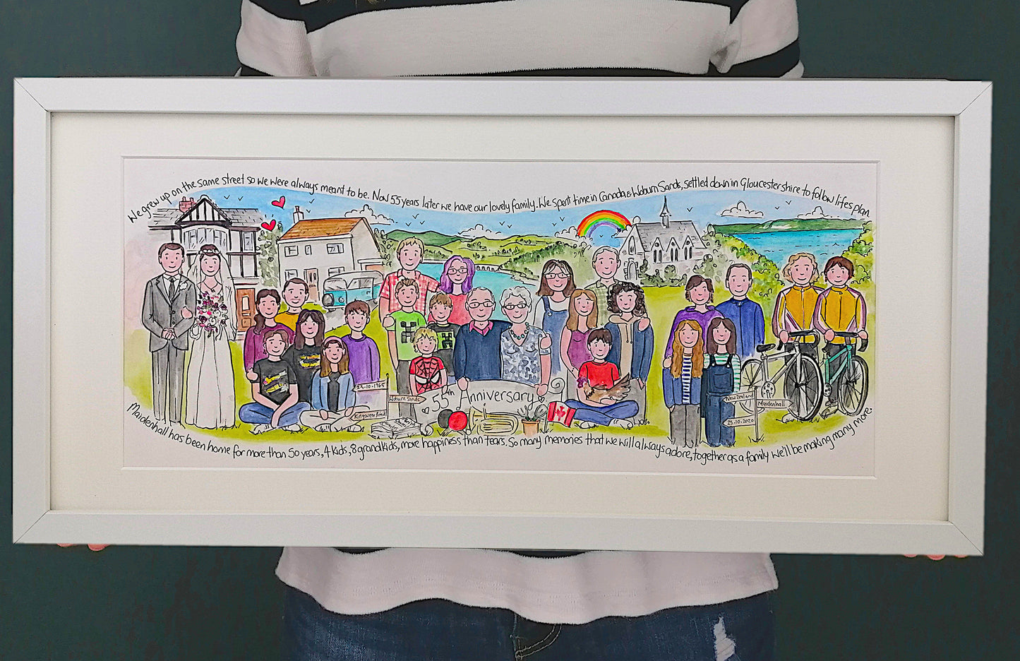 GAA Parents Anniversary Illustration - From the kids