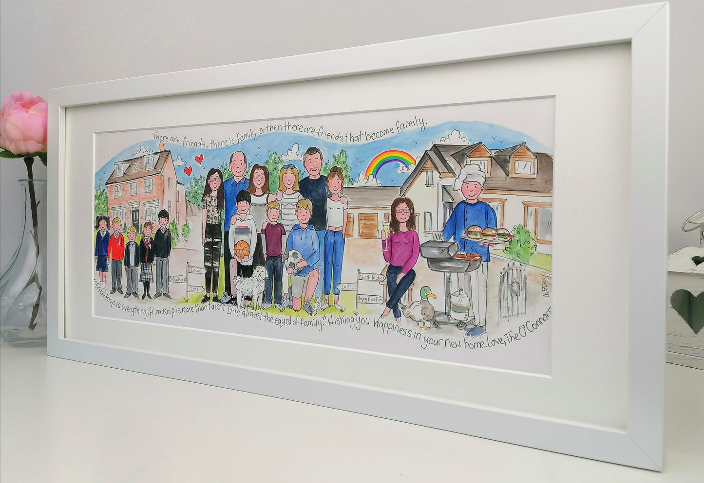 NEW HOME – Home & Family Timeline Storyboard Illustration