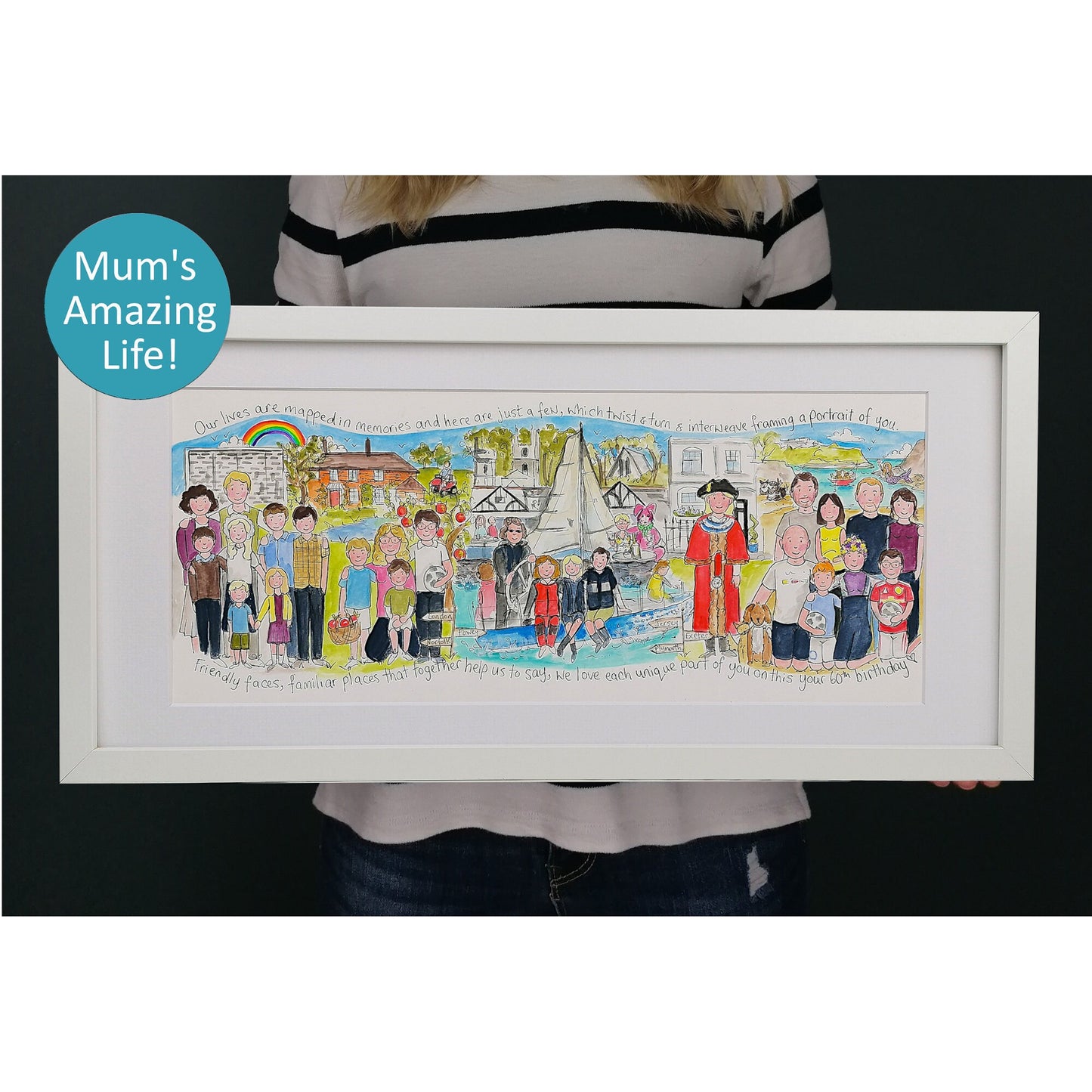 Mum's 60th celebration story - A portrait of her life