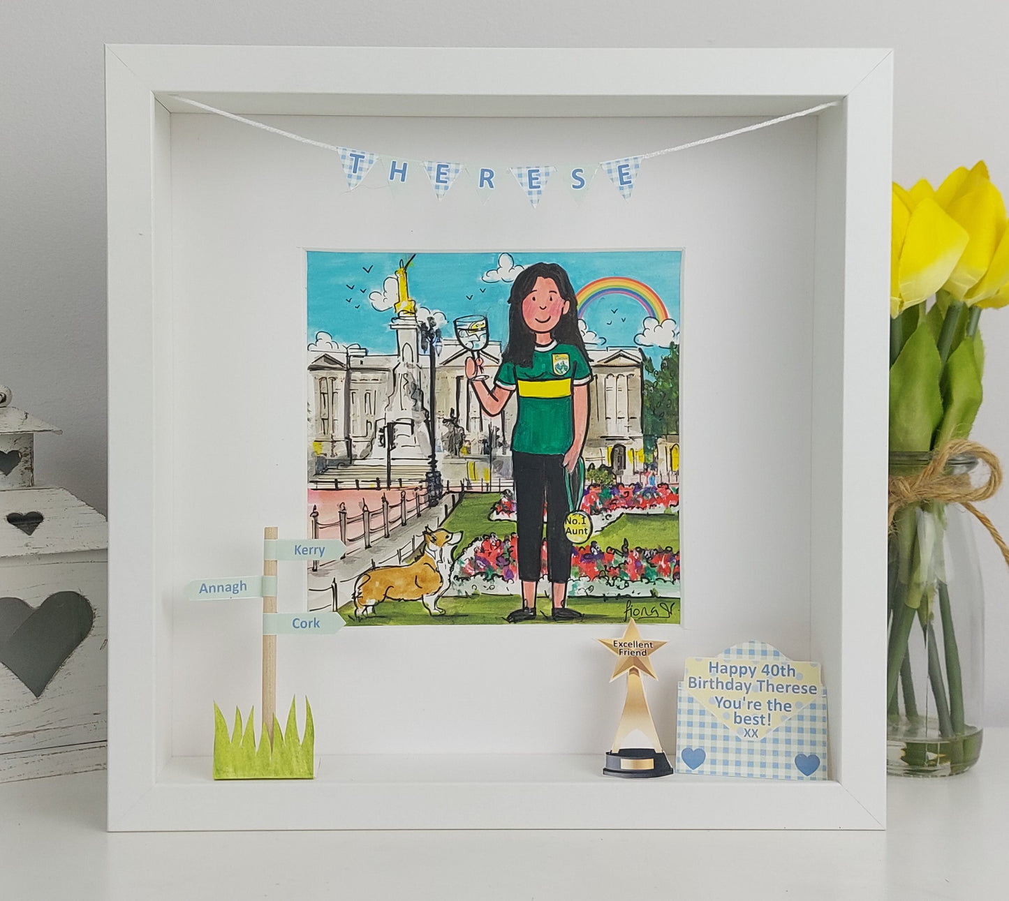 FRIENDS GROUP Personalised Illustration – Custom Birthday Portrait Gift