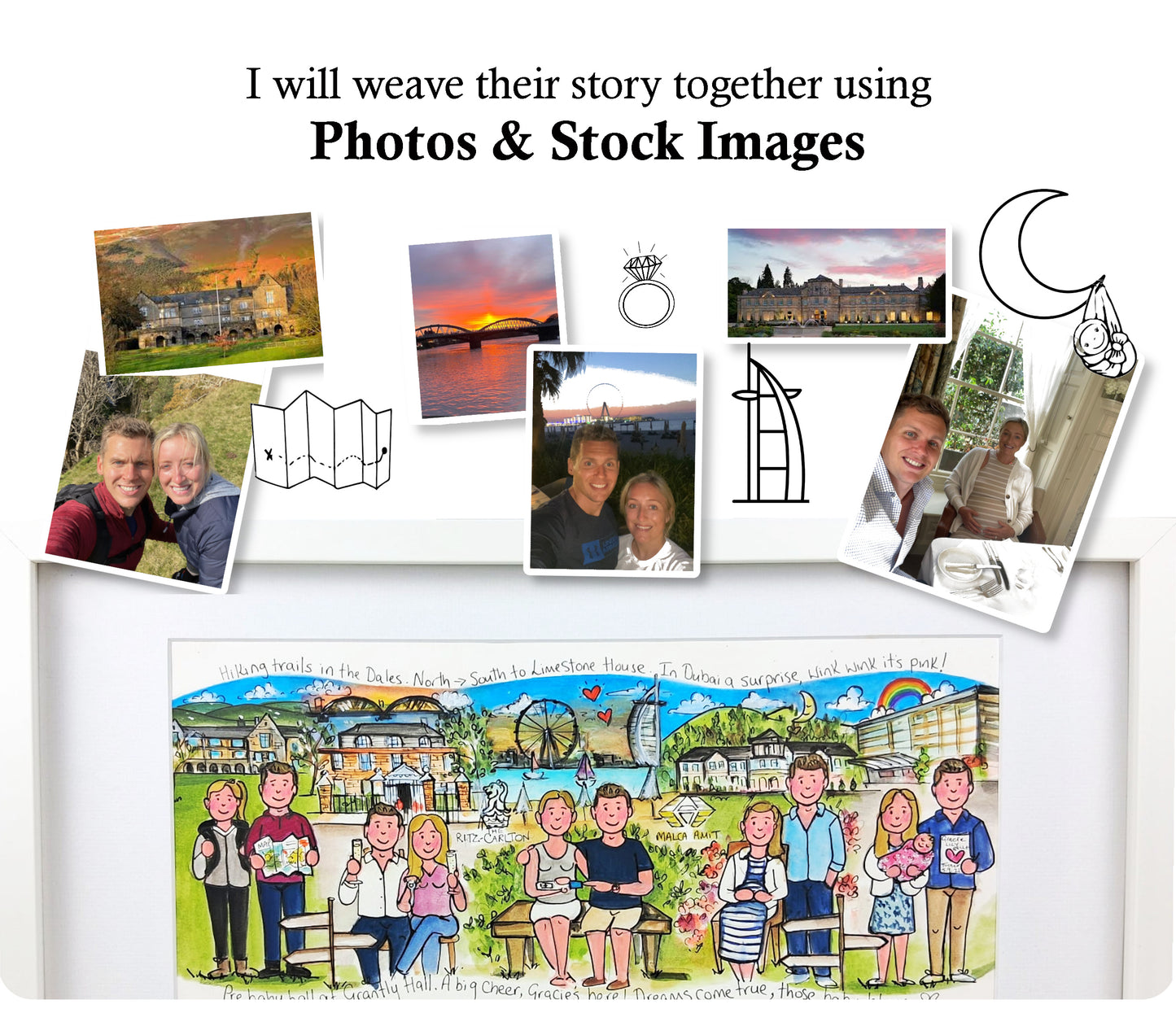Our Love Story - Engagement or wedding storyboard