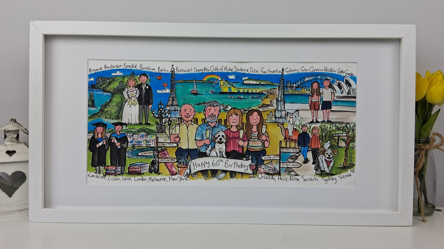 DAD / GRANDAD Storyboard Illustration – Birthday or Father’s Day