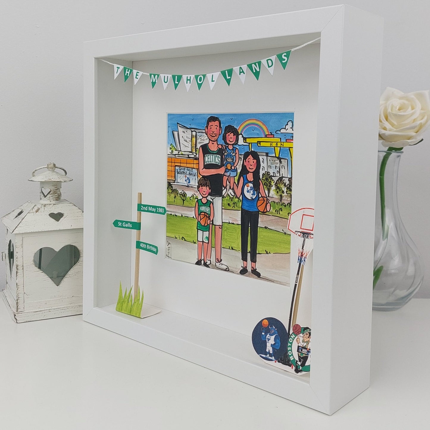 FATHER'S DAY Dad & Daddy Personalised Illustration | Custom Family Gift