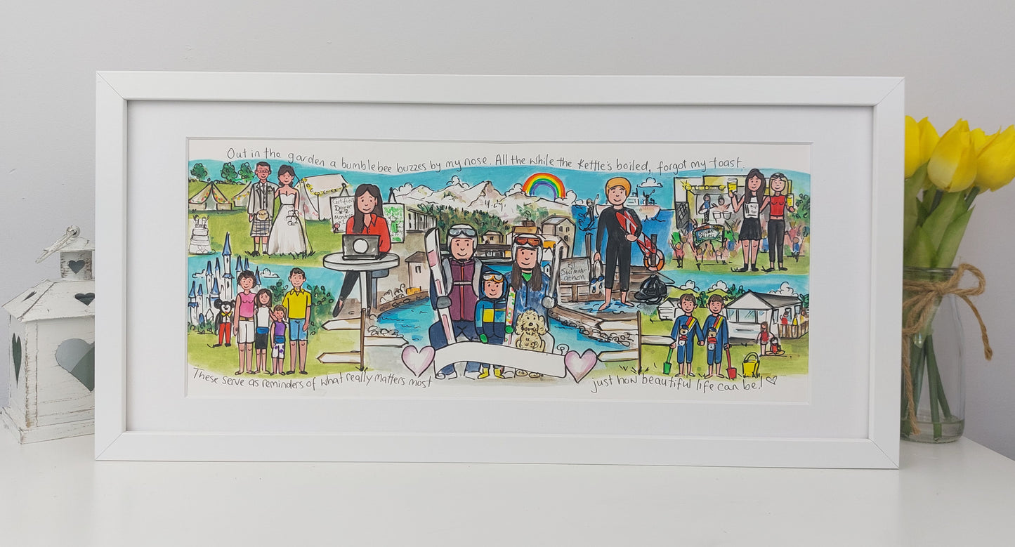 SISTER & FRIEND Storyboard Illustration – Her Wonderful Life