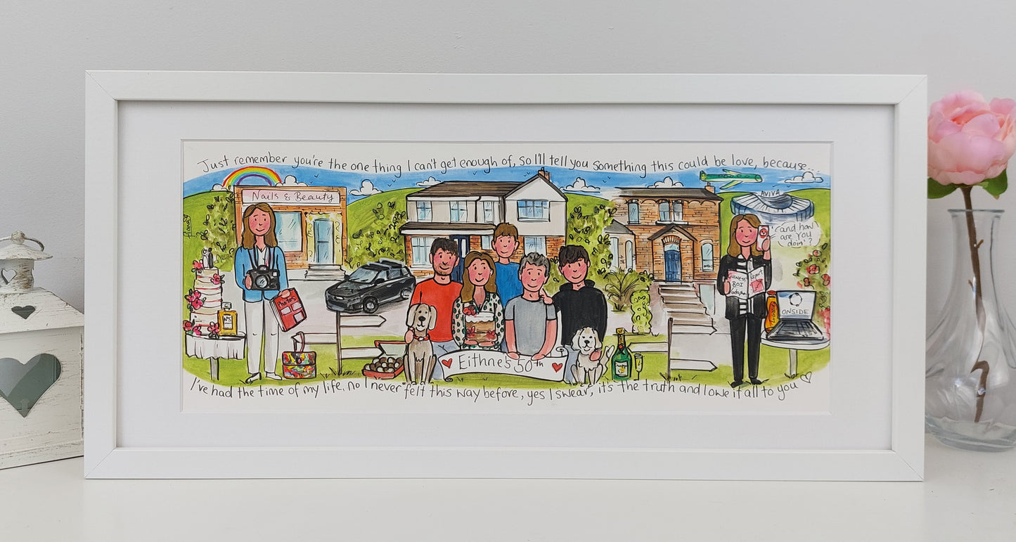 SISTER & FRIEND Storyboard Illustration – Her Wonderful Life