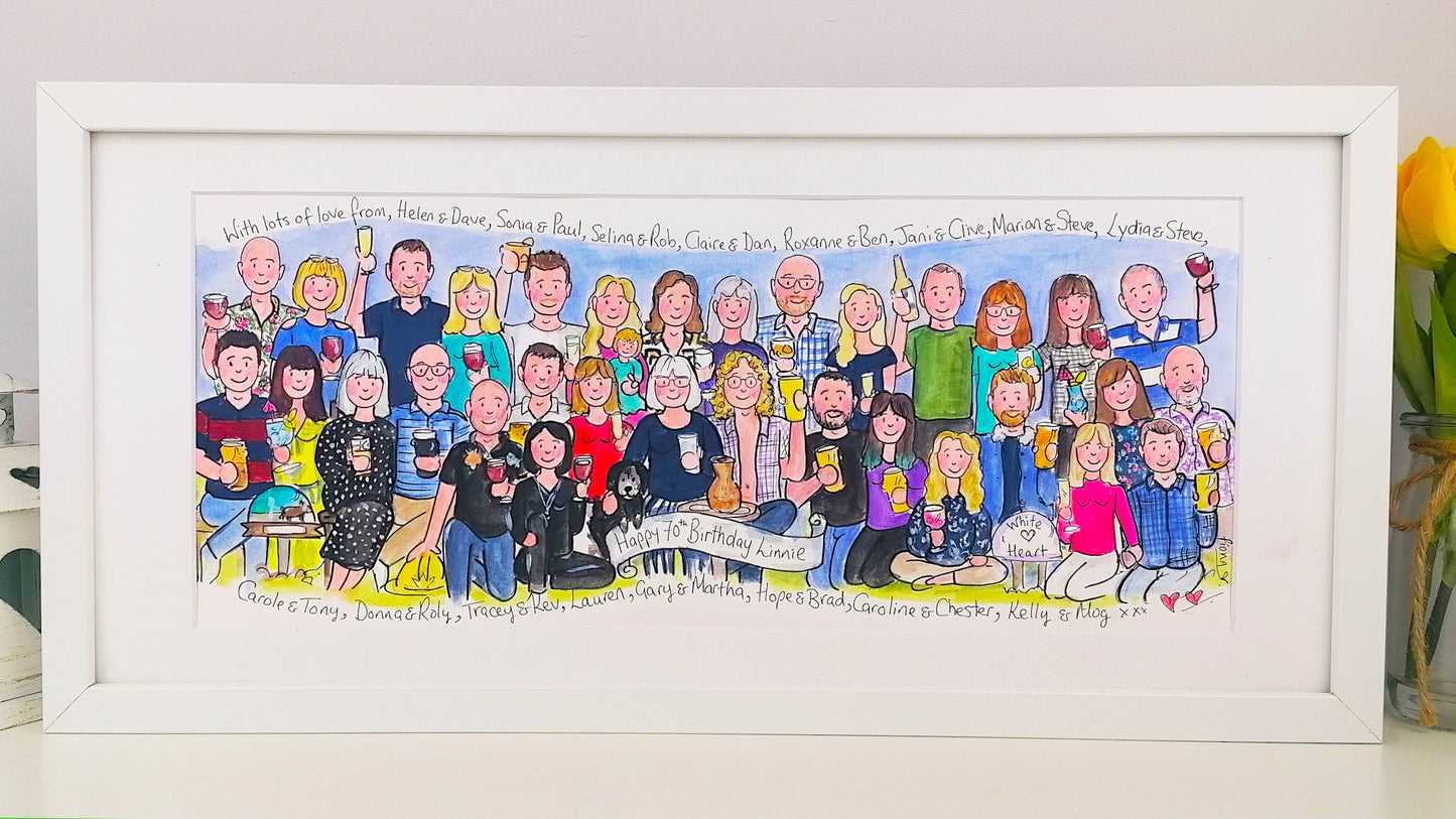 FRIENDSHIP Storyboard Illustration – The Whole Gang Together