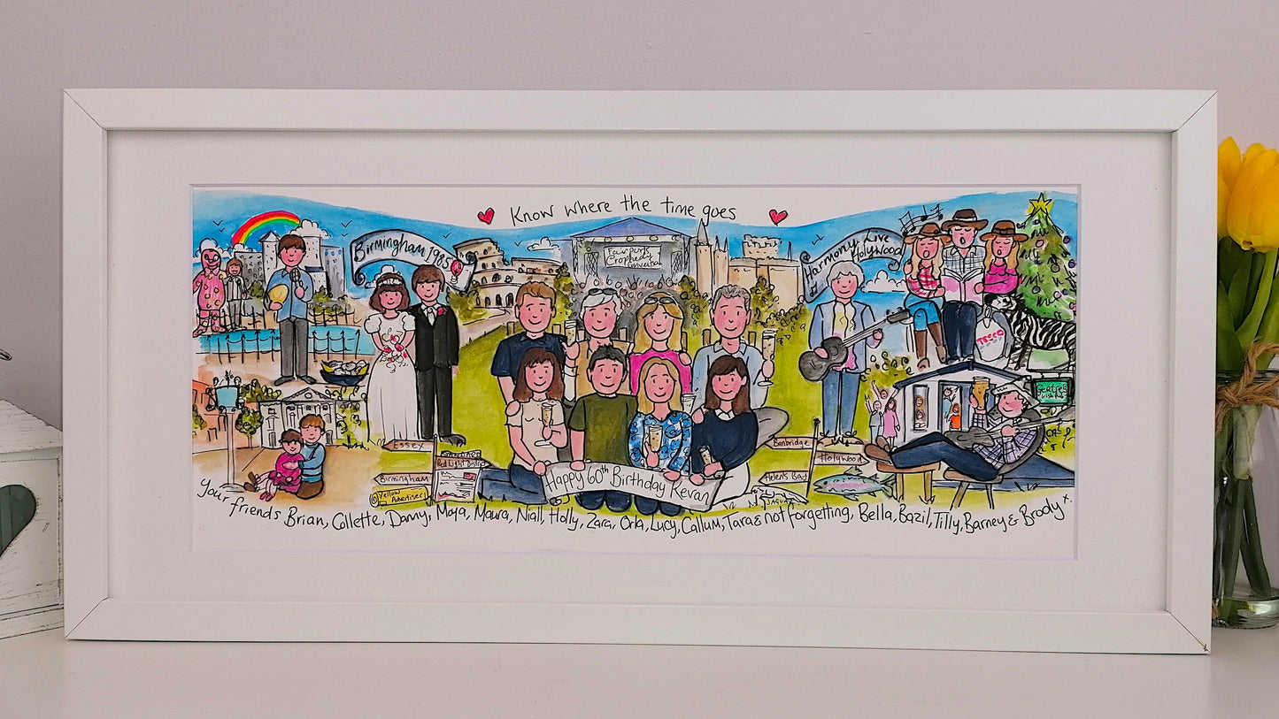 FRIENDSHIP Storyboard Illustration – The Whole Gang Together