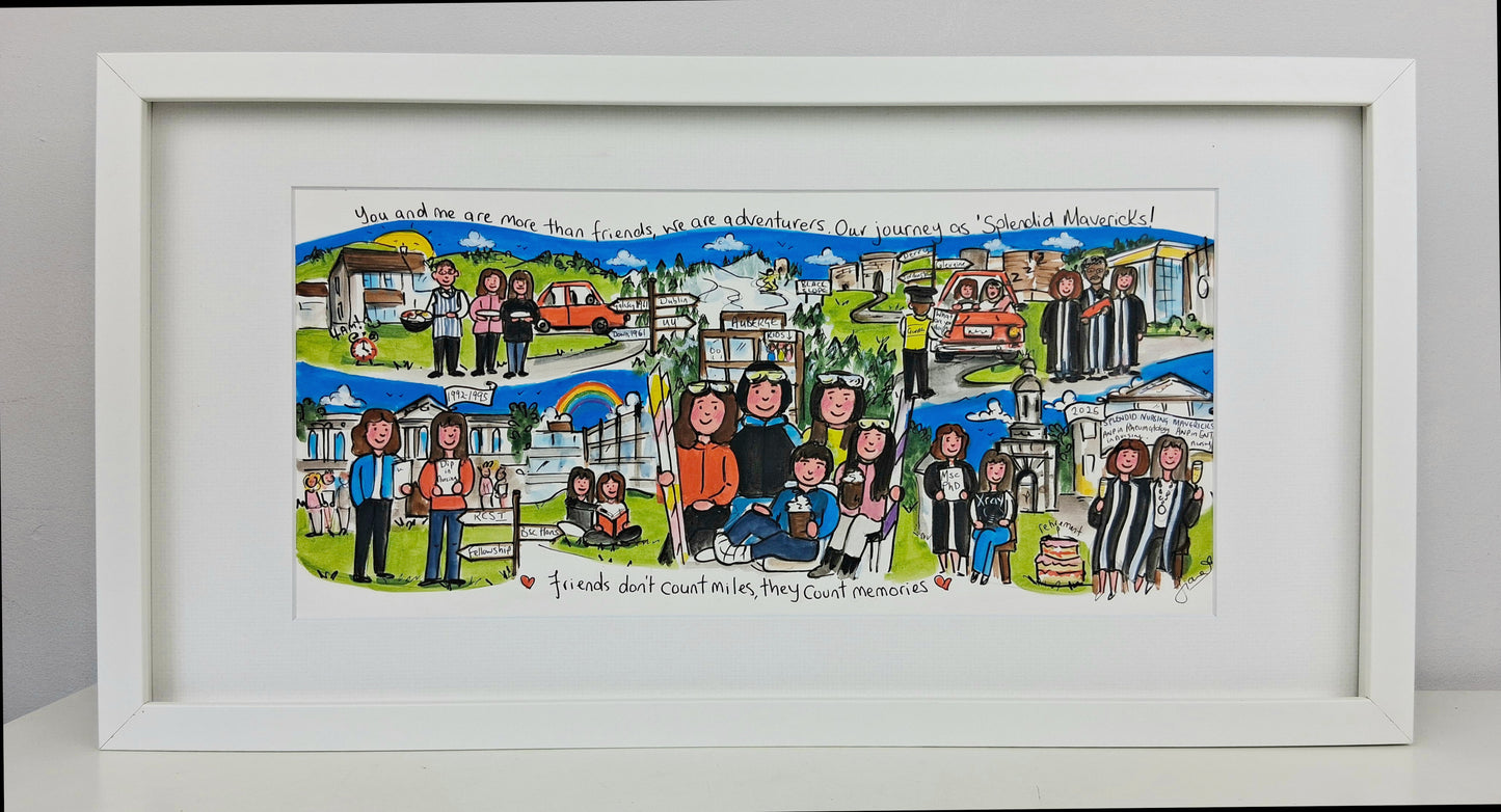 SISTER & FRIEND Storyboard Illustration – Her Wonderful Life
