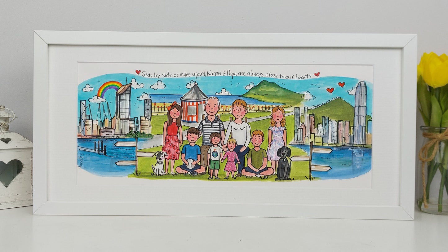 GRANDPARENTS Storyboard Illustration – Anniversary or Thank You