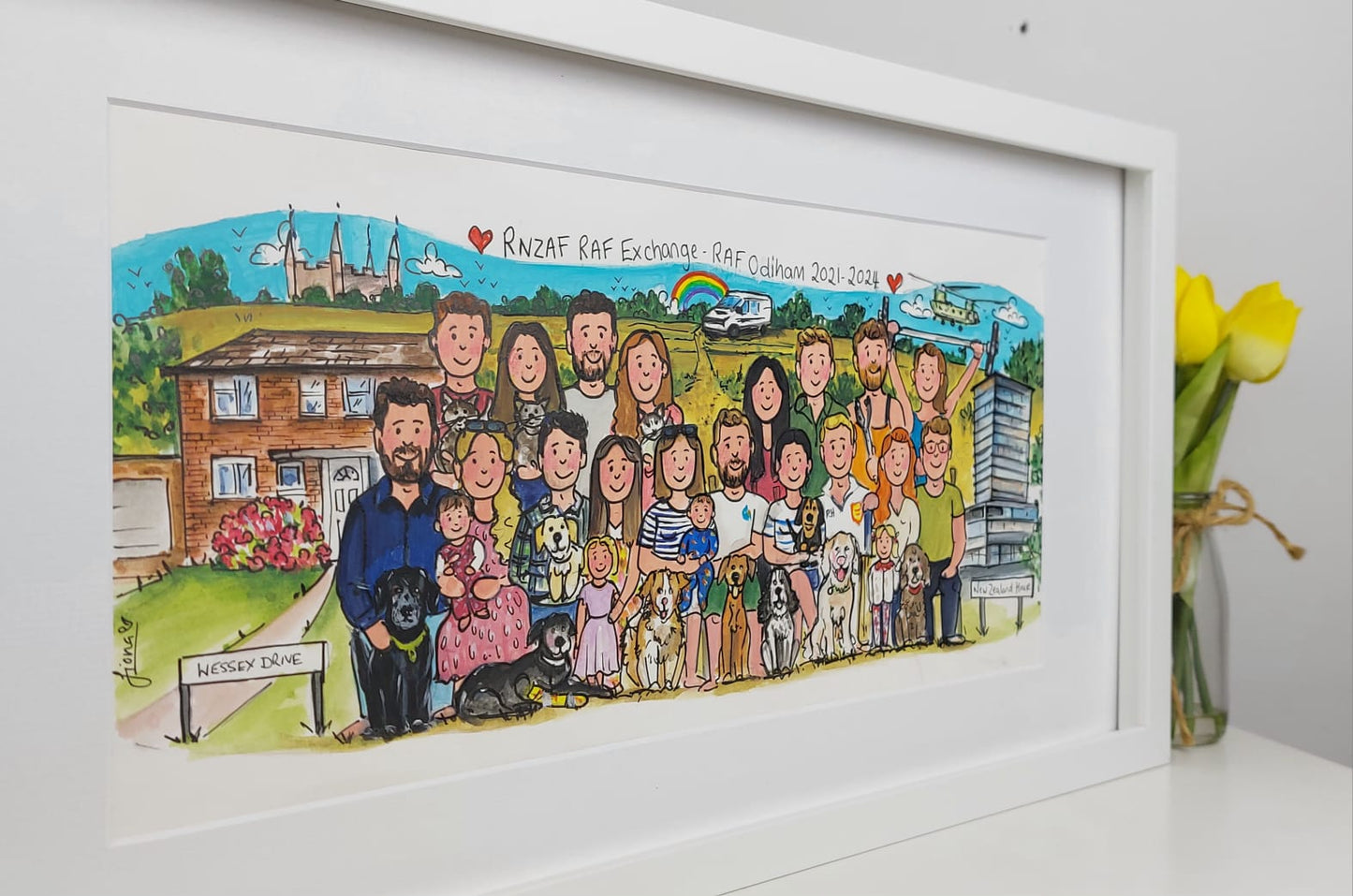 SISTER & FRIEND Storyboard Illustration – Her Wonderful Life