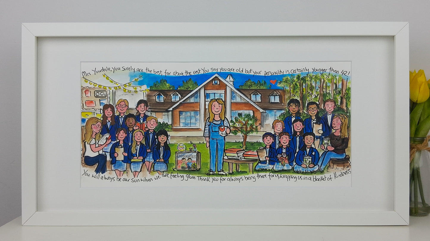 TEACHER LEAVING Storyboard Illustration – The Perfect Send-Off