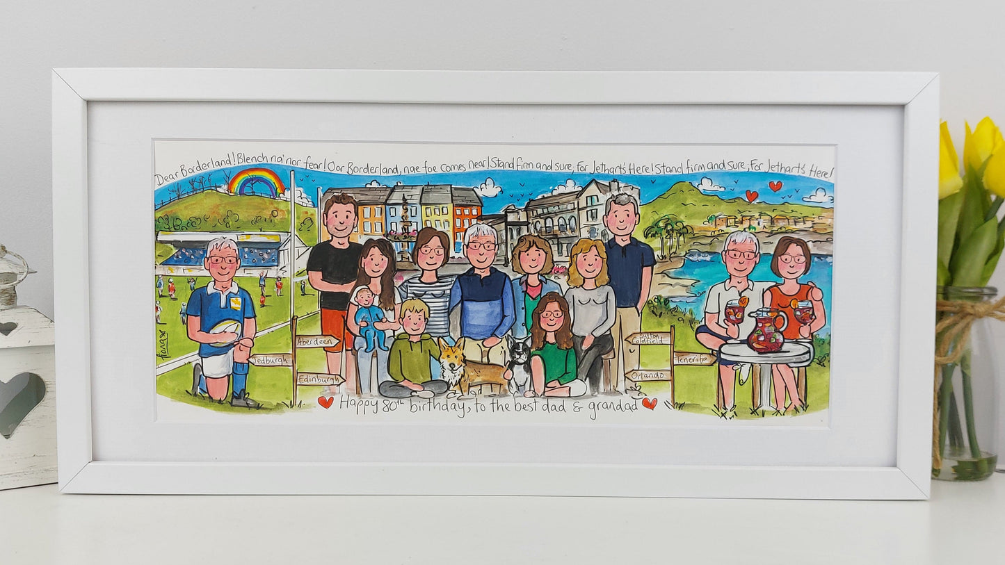 DAD / GRANDAD Storyboard Illustration – Birthday or Father’s Day