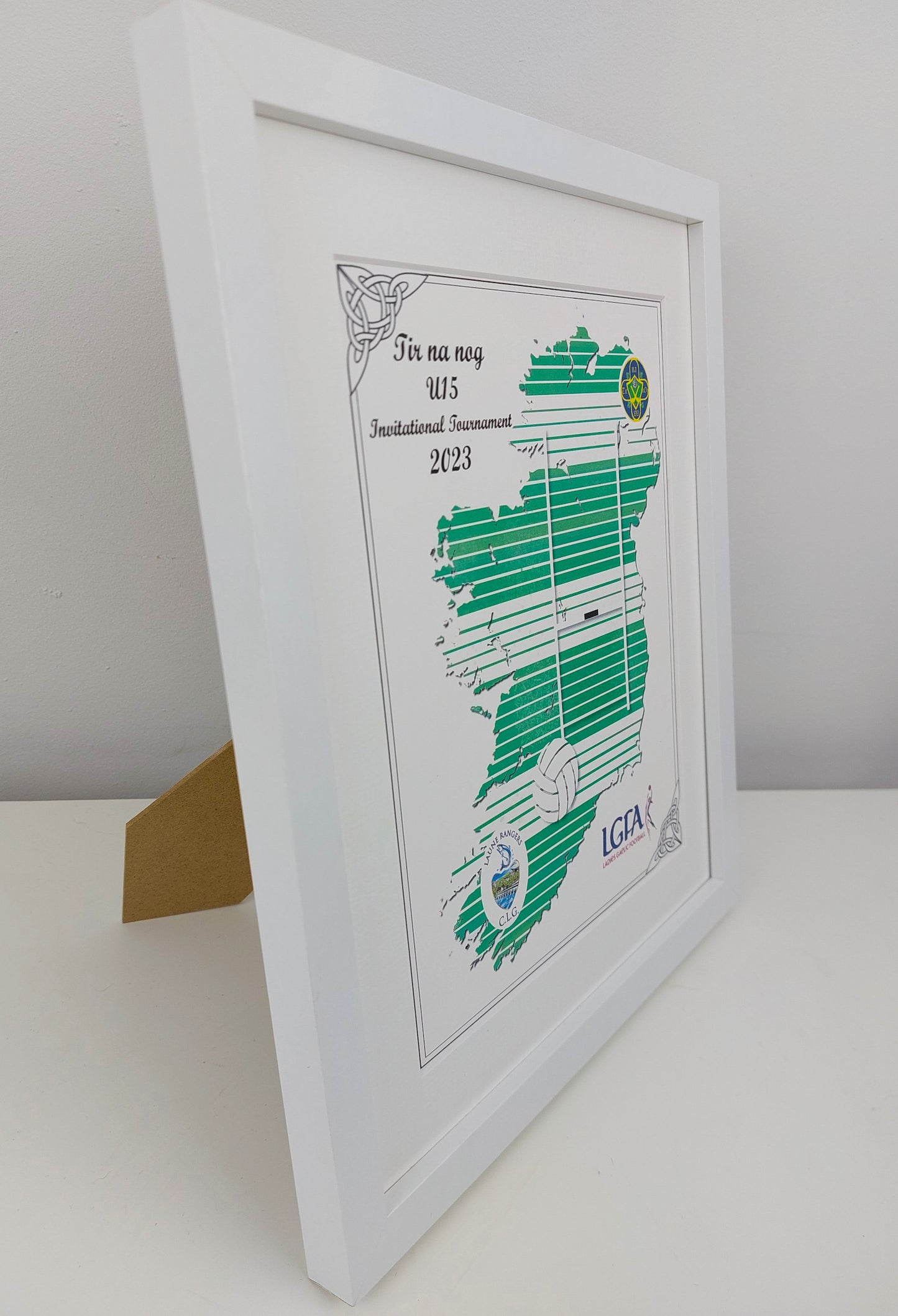 Gaelic Football Custom Ireland Map