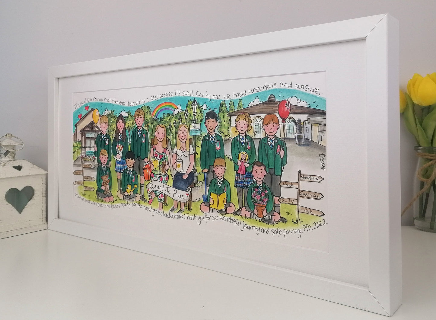 TEACHER LEAVING Storyboard Illustration – The Perfect Send-Off