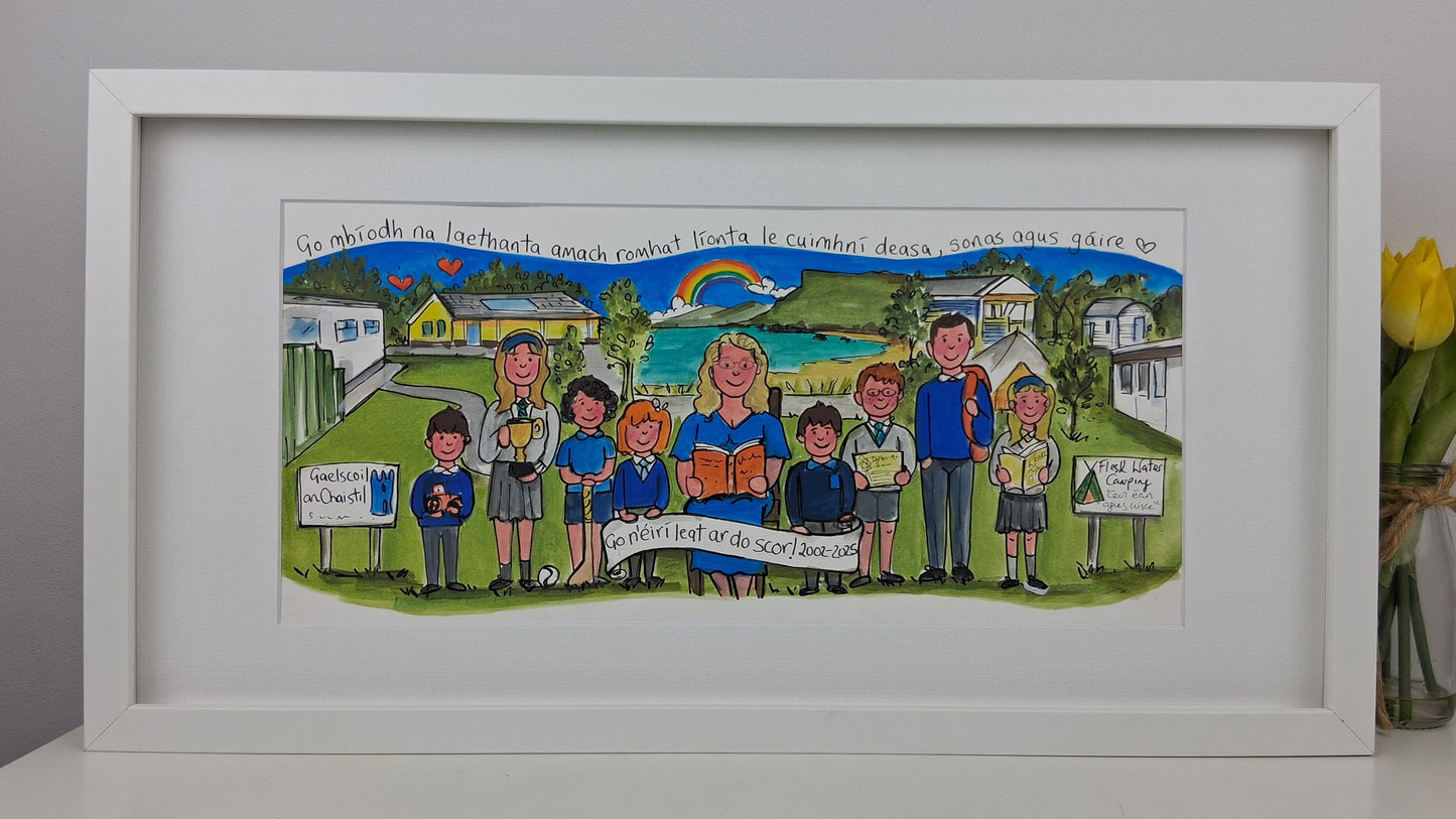TEACHER LEAVING Storyboard Illustration – The Perfect Send-Off