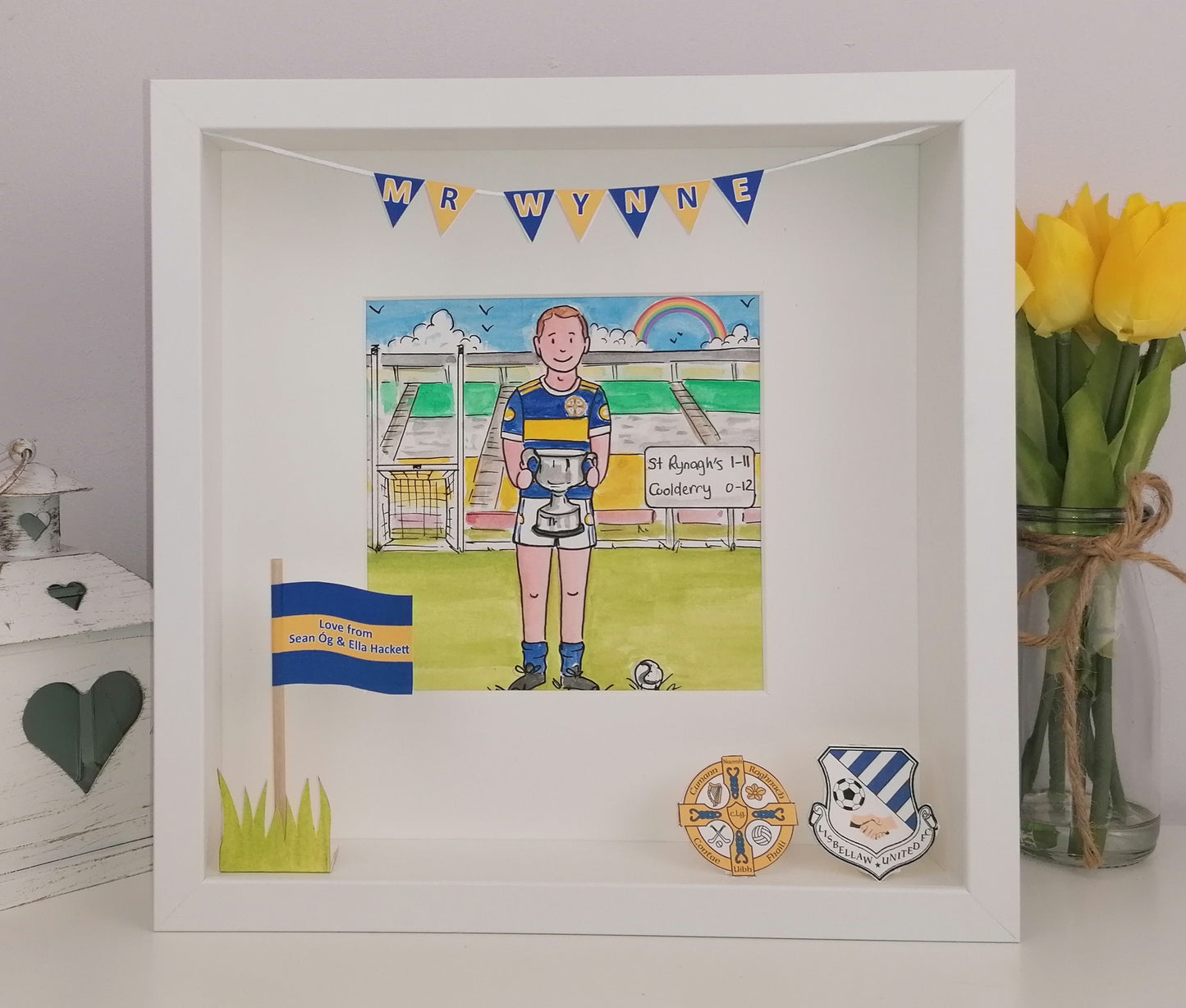 TEACHER THANK YOU Hand-Painted Illustration | Personalised Teacher Gift