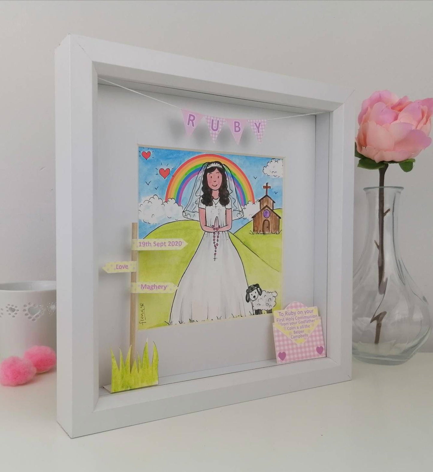 Cute Communion Girl