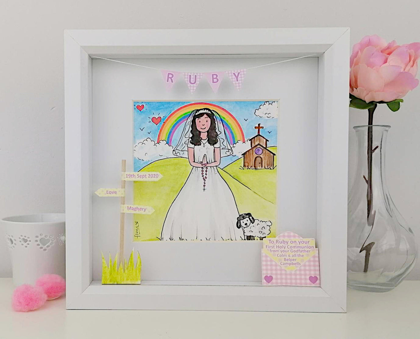 Cute Communion Girl