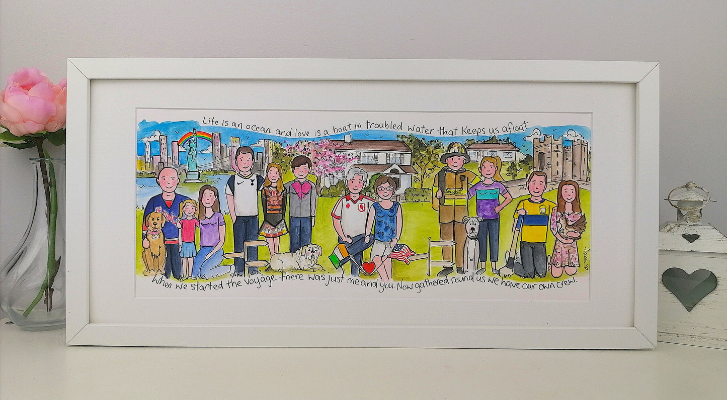 GAA Parents Anniversary Illustration - From the kids