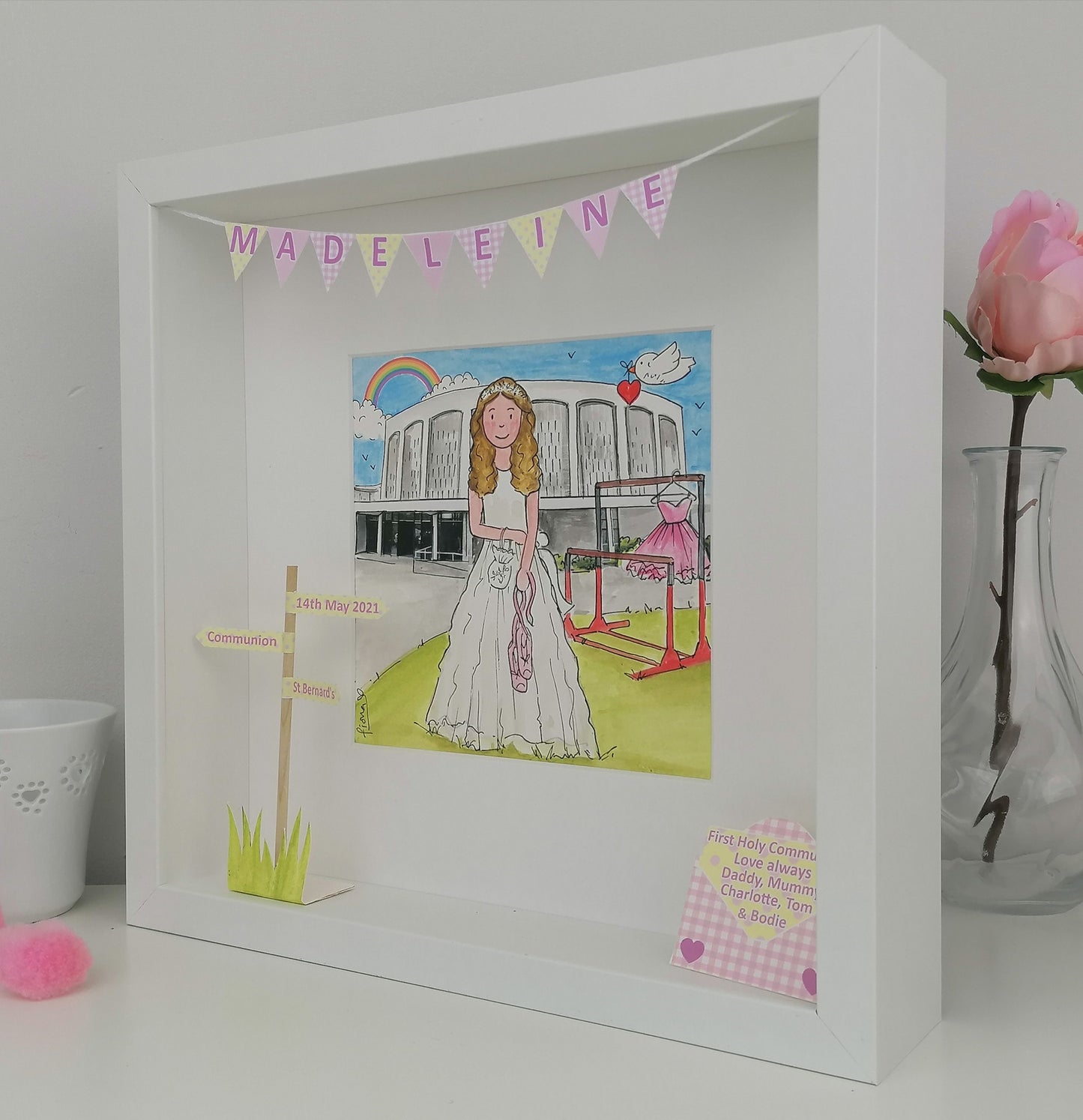 Cute Communion Girl